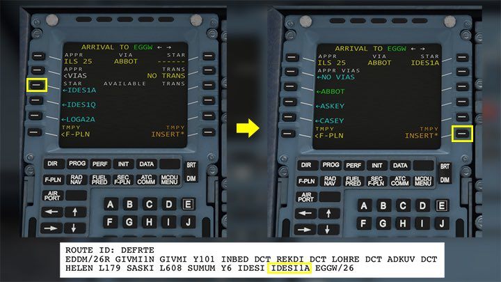 The selection of the runway will automatically take you to the selection of the STAR procedure - Microsoft Flight Simulator: How to program MCDU on-board computer? - Passenger aircraft - Microsoft Flight Simulator 2020 Guide