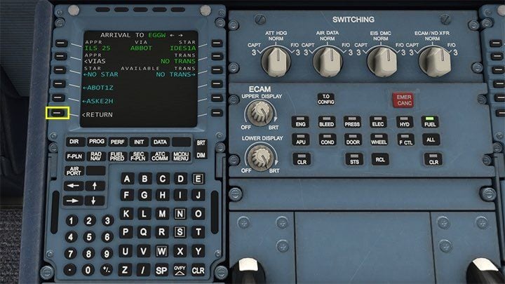All you have to do is press return to return to the master flight plan screen - Microsoft Flight Simulator: How to program MCDU on-board computer? - Passenger aircraft - Microsoft Flight Simulator 2020 Guide