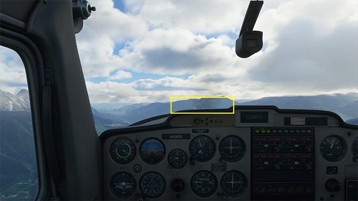 6 - During training and learning you can bend the realism a little and turn on the GPS map by pressing the V button - Microsoft Flight Simulator: Cruise - Flying school - Microsoft Flight Simulator 2020 Guide