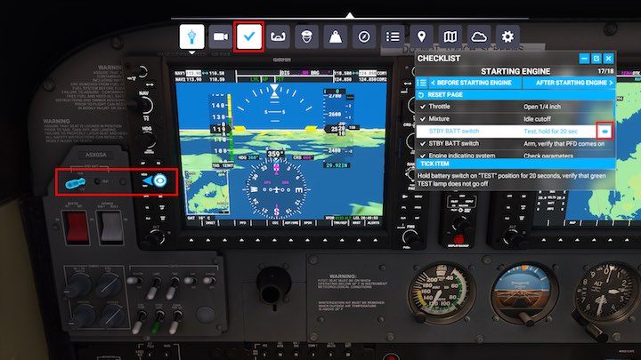 For the time being, only the controllers used by us are listed, along with the visualization of the names of the buttons - Microsoft Flight Simulator: Toolbar - Basics - Microsoft Flight Simulator 2020 Guide