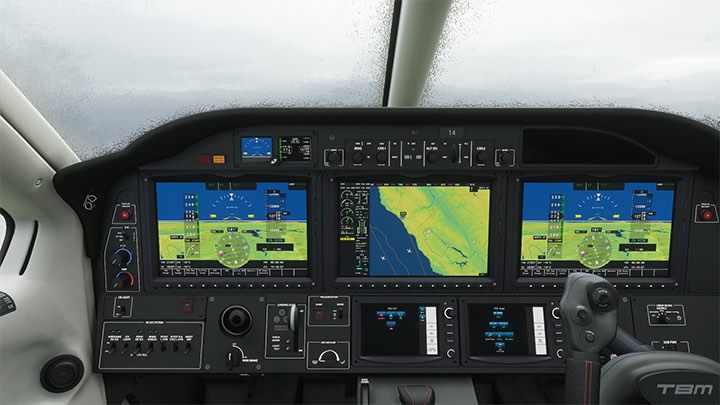 There are no analog gauges in the modern glass cockpits, only multifunctional screens. They can be touch-screens or display screens equipped with buttons around them. - Microsoft Flight Simulator: Glass cockpit - Advanced Flying - Microsoft Flight Simulator 2020 Guide