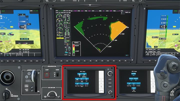 The main PFD screen can be surrounded by buttons on the sides - Microsoft Flight Simulator: Glass cockpit - Advanced Flying - Microsoft Flight Simulator 2020 Guide