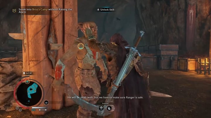 Dominate/kill enemies from shadows and do not let yourself be spotted. - Shadow of War: Worse than death - Walkthrough - Act 2 - Rise to Power - Middle-earth: Shadow of War Game Guide