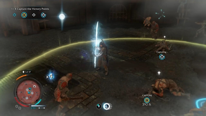 After you have seized a given point, the enemies will stop attacking a given sector. - Shadow of War: Gorgoroth Conquest - Walkthrough - Act 2 - Rise to Power - Middle-earth: Shadow of War Game Guide