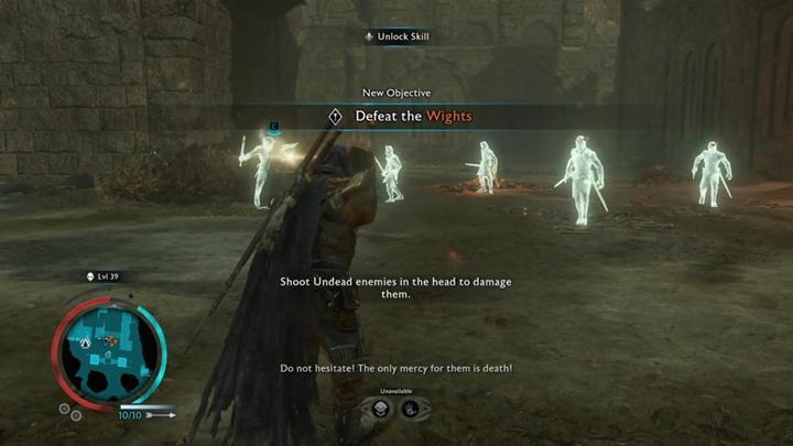 A new type of enemies - Wights - easy to defeat. - Shadow of War: Gravewalkers - Walkthrough - Act 2 - Rise to Power - Middle-earth: Shadow of War Game Guide