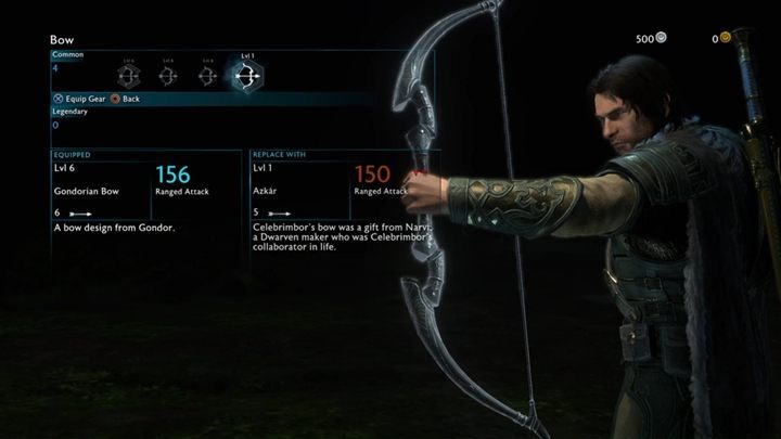 Your equipment will be constantly upgraded throughout the entire game. - Shadow of War: Upgrading equipment - Character development - Middle-earth: Shadow of War Game Guide