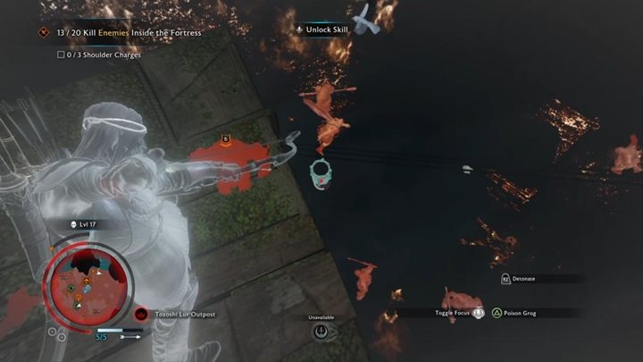 Wraith-world allows you detect your enemies easily. - Shadow of War: Stealth attacks - Combat - Middle-earth: Shadow of War Game Guide