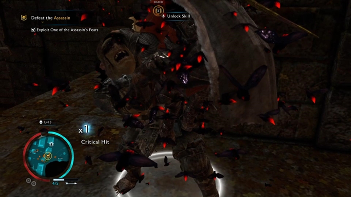 Use Morgai Flies to make the fight with the captain easier. - Shadow of War: Knife in the Dark - Walkthrough - Act 1 - The Siege of Minas Ithil - Middle-earth: Shadow of War Game Guide