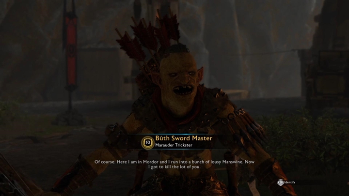 Use stealth attacks to easily defeat this captain. - Shadow of War: No Mans Land - Walkthrough - Act 1 - The Siege of Minas Ithil - Middle-earth: Shadow of War Game Guide