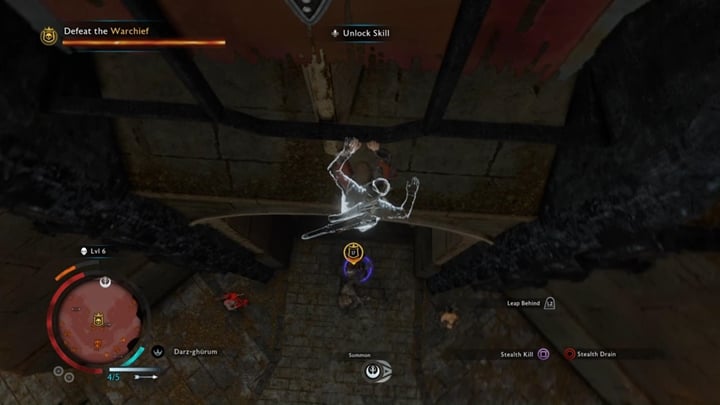 You can start the fight by using a stealth attack. - Shadow of War: Traitors Gate - Walkthrough - Act 1 - The Siege of Minas Ithil - Middle-earth: Shadow of War Game Guide