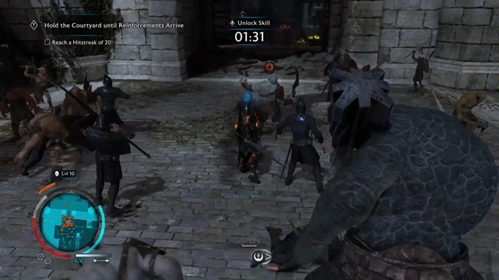 You must hold your ground during the enemys assault. - Shadow of War: Fall - Walkthrough - Act 1 - The Siege of Minas Ithil - Middle-earth: Shadow of War Game Guide