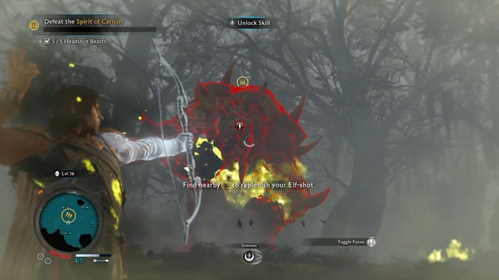 A Graug is very strong - use ranged attacks and keep avoiding its attacks. - Shadow of War: Violent Nature - Walkthrough - Act 2 - Rise to Power - Middle-earth: Shadow of War Game Guide