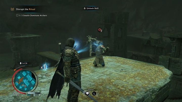 Dominate the nearby Archers before you start the fight. - Shadow of War: The Ritual - Walkthrough - Act 2 - Rise to Power - Middle-earth: Shadow of War Game Guide