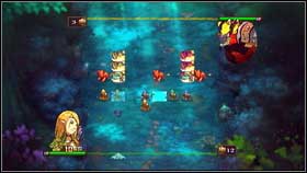 This time your enemy will begin, creating two attack formations [1] - Irollan - p. 1 - Walkthrough - Might & Magic: Clash of Heroes - Game Guide and Walkthrough