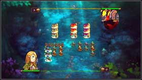 Your army isn't numerous, so quickly call in reinforcements (L2 or R2) - Irollan - p. 1 - Walkthrough - Might & Magic: Clash of Heroes - Game Guide and Walkthrough