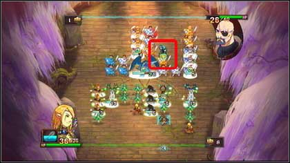 Your target is Sir Strata (LVL 6), standing nearby - Irollan - p. 3 - Walkthrough - Might & Magic: Clash of Heroes - Game Guide and Walkthrough