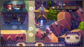 Leave the tavern and head to the north-west, where you will have to fight with two soldiers (LVL 4) guarding the prisoner [1] - Holy Griffin Empire - p. 1 - Walkthrough - Might & Magic: Clash of Heroes - Game Guide and Walkthrough