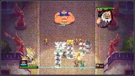 Apart from that, after calling in his minions, the count will take out his wand which will use after 4 turns - Holy Griffin Empire - p. 3 - Walkthrough - Might & Magic: Clash of Heroes - Game Guide and Walkthrough