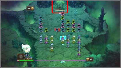 In order to free the man, you have to destroy the cage on the other side of the battlefield - Heresh - p. 1 - Walkthrough - Might & Magic: Clash of Heroes - Game Guide and Walkthrough