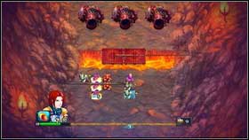 Your targets are three cannons on the other side of the lava river [1] - Sheogh - p. 1 - Walkthrough - Might & Magic: Clash of Heroes - Game Guide and Walkthrough