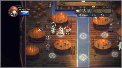 The first side mission is fighting Jarvis (LVL6) in the tavern [M2 - Holy Griffin Empire - Side missions - Might & Magic: Clash of Heroes - Game Guide and Walkthrough