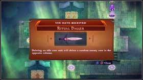 The skeleton standing in the upper left corner of the catacombs [M3 - Heresh - Side missions - Might & Magic: Clash of Heroes - Game Guide and Walkthrough