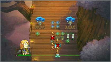 Start off by removing the Hunter standing before the Bear on the left and afterwards eliminate the Bear on the right - Irollan - Battle puzzles - Might & Magic: Clash of Heroes - Game Guide and Walkthrough