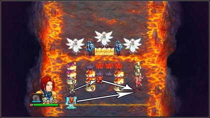 Place the last two red Demons below the red Nightmare and move the grey Nightmare to the middle of the battlefield - Sheogh - Battle puzzles - Might & Magic: Clash of Heroes - Game Guide and Walkthrough