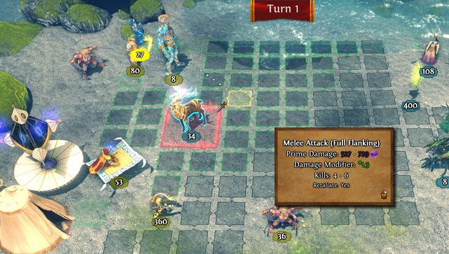 Use the flanking whenever it is possible. - Battles in the field | Battles - Battles - Might & Magic: Heroes VII Game Guide & Walkthrough