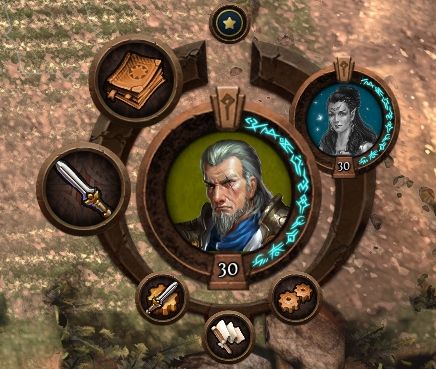 In the bottom right corner of the screen theres a battle and hero management panel - Battle | Interface - Interface - Might & Magic: Heroes VII Game Guide & Walkthrough