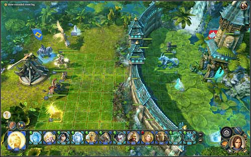 Sanctuary is a very defensive fraction - defending castle shouldnt be a problem - Tactics on the battlefield | Sanctuary - Battles - Might & Magic: Heroes VI Game Guide