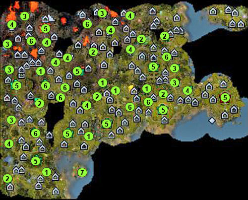 1 - sawmill (2 wood per turn) - 4th mission - Death-in-Life and Life-in-Death - Maps - Campaign - Might & Magic: Heroes VI Game Guide