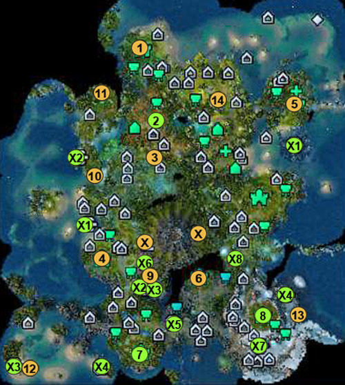 1 - beginning location - 2nd mission - The Winding Stair - Maps - Campaign - Might & Magic: Heroes VI Game Guide