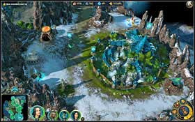 ...the other one on the east. - 2nd mission - The Winding Stair - Campaign - Might & Magic: Heroes VI Game Guide