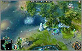 We reach ronin thanks to the whirlpool. - 2nd mission - The Winding Stair - Campaign - Might & Magic: Heroes VI Game Guide