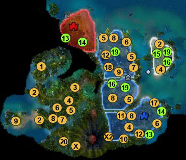 1 - reverie shrine (You get bonus +10 to initiative and +5 to might attack - 1st mission - The Fury and the Mire - Maps - Campaign - Might & Magic: Heroes VI Game Guide