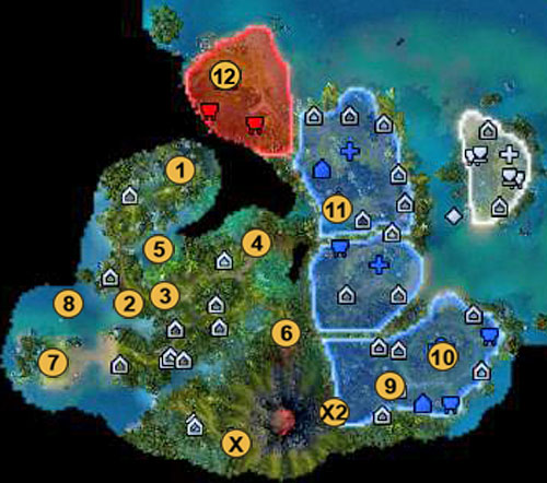 1 - sentinels - 1st mission - The Fury and the Mire - Maps - Campaign - Might & Magic: Heroes VI Game Guide