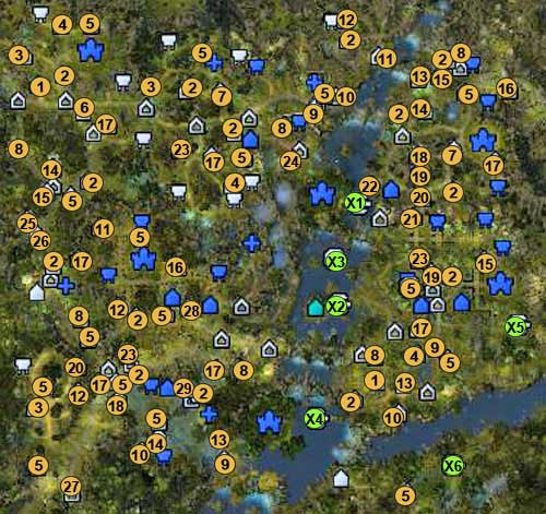 1 - observatory (discover nearest area) - 3rd mission - Tempt Not a Desperate Man - Maps - Campaign - Might & Magic: Heroes VI Game Guide