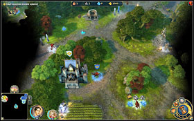 After taking this city, we should continue our exploration - 4th mission - A Battle Lost and Won - Campaign - Might & Magic: Heroes VI Game Guide