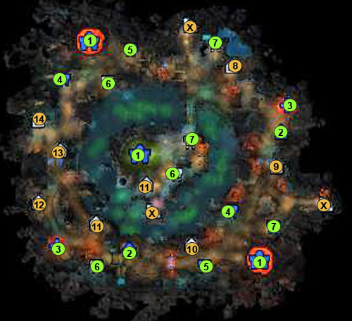 1 - city - 4th mission - A Battle Lost and Won - Maps - Campaign - Might & Magic: Heroes VI Game Guide