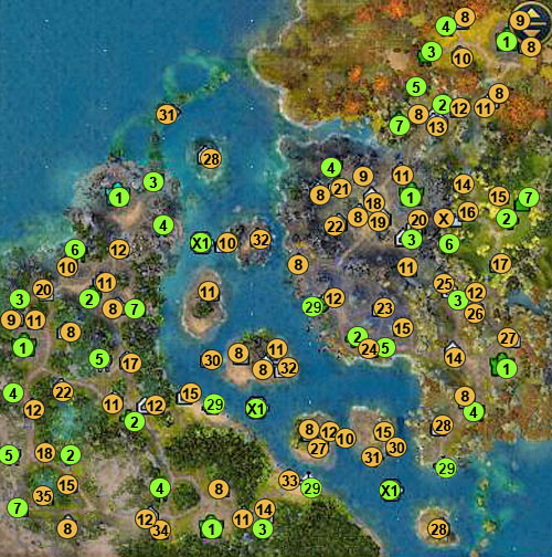 1 - city - 3rd mission - Circumradiant Dawn - Maps - Campaign - Might & Magic: Heroes VI Game Guide