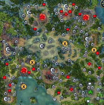 Places where we can find parts of moon disk - 4th mission - The Spiders Stratagem - Campaign - Might & Magic: Heroes VI Game Guide