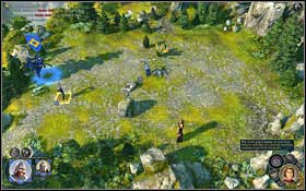 But first fight is right ahead - 1st mission - Griffin Bane - Campaign - prologue - Might & Magic: Heroes VI Game Guide