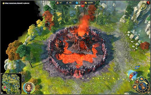 Develop level of a city is seen at journey map - Capitol - Cities - Might & Magic: Heroes VI Game Guide