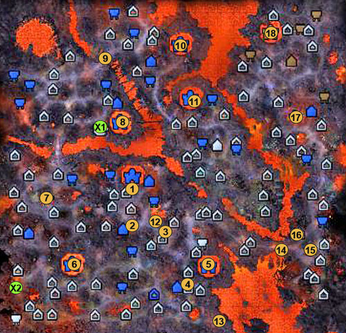 1 - start location - 1st mission - Angel, Angel, Burning Bright - Maps - Campaign - Might & Magic: Heroes VI Game Guide