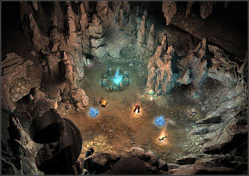 If we want, we can go into the cave - 2nd mission - Fearful Symmetry - Campaign - Might & Magic: Heroes VI Game Guide