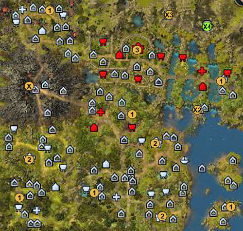 1 - darkness elementals (In the Shadow of the Light) - 4th mission - The Marriage of Heaven and Hell - Maps - Campaign - Might & Magic: Heroes VI Game Guide