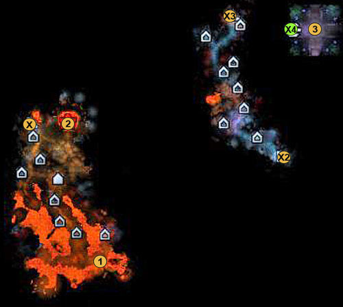 1 - beginning - 4th mission - The Marriage of Heaven and Hell - Maps - Campaign - Might & Magic: Heroes VI Game Guide