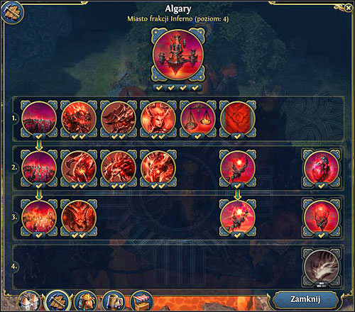 Hellish well development. - City development | Inferno - Cities - Might & Magic: Heroes VI Game Guide