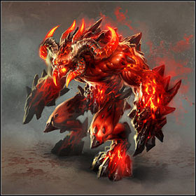 There is a lava flowing in the veins of this beats and their bodies consist not only flesh but also half melted stones - Juggernaut / Ravager - Units - Might & Magic: Heroes VI Game Guide